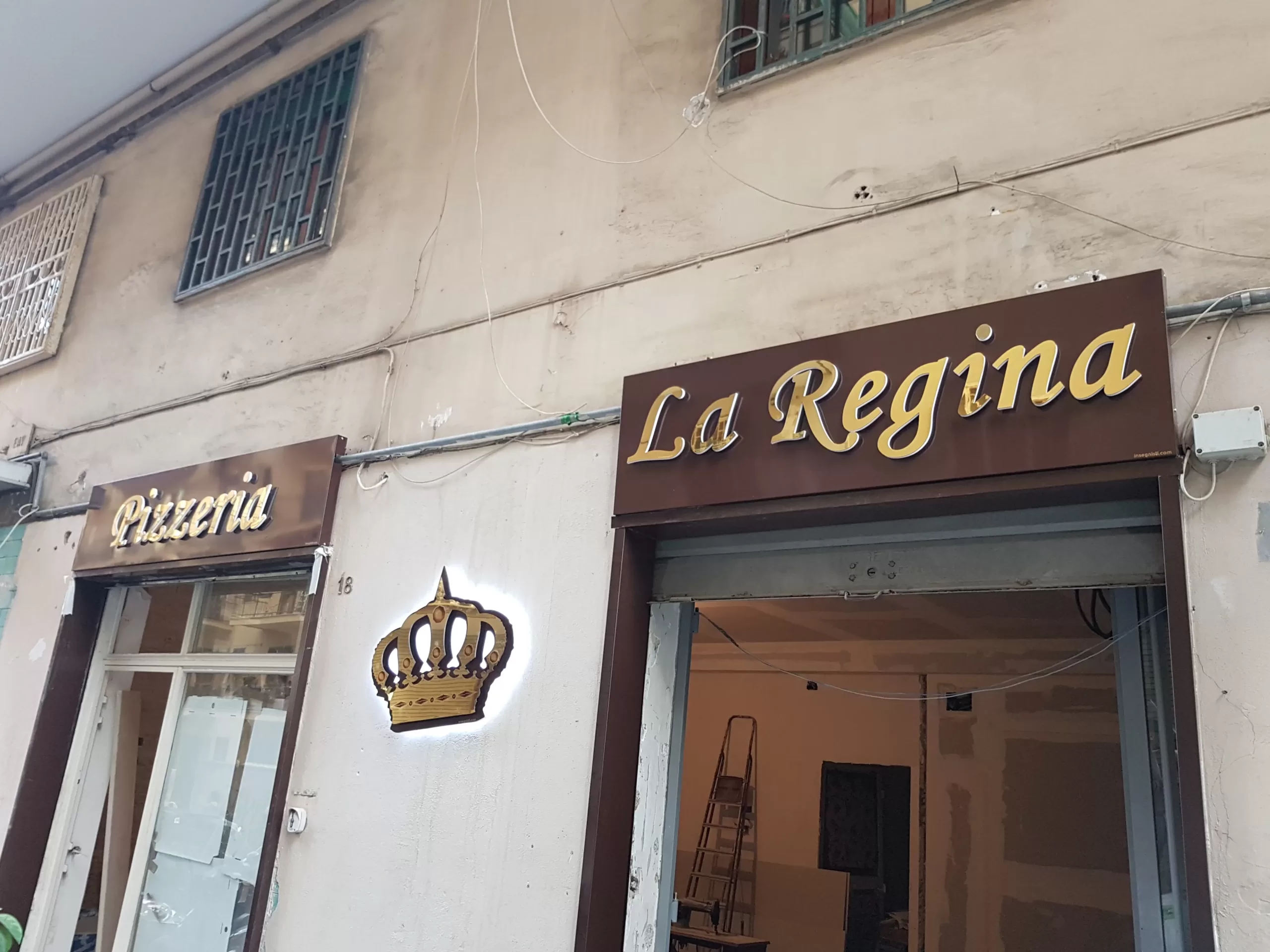 insegna pizzeria insegna non luminosa pizzeria