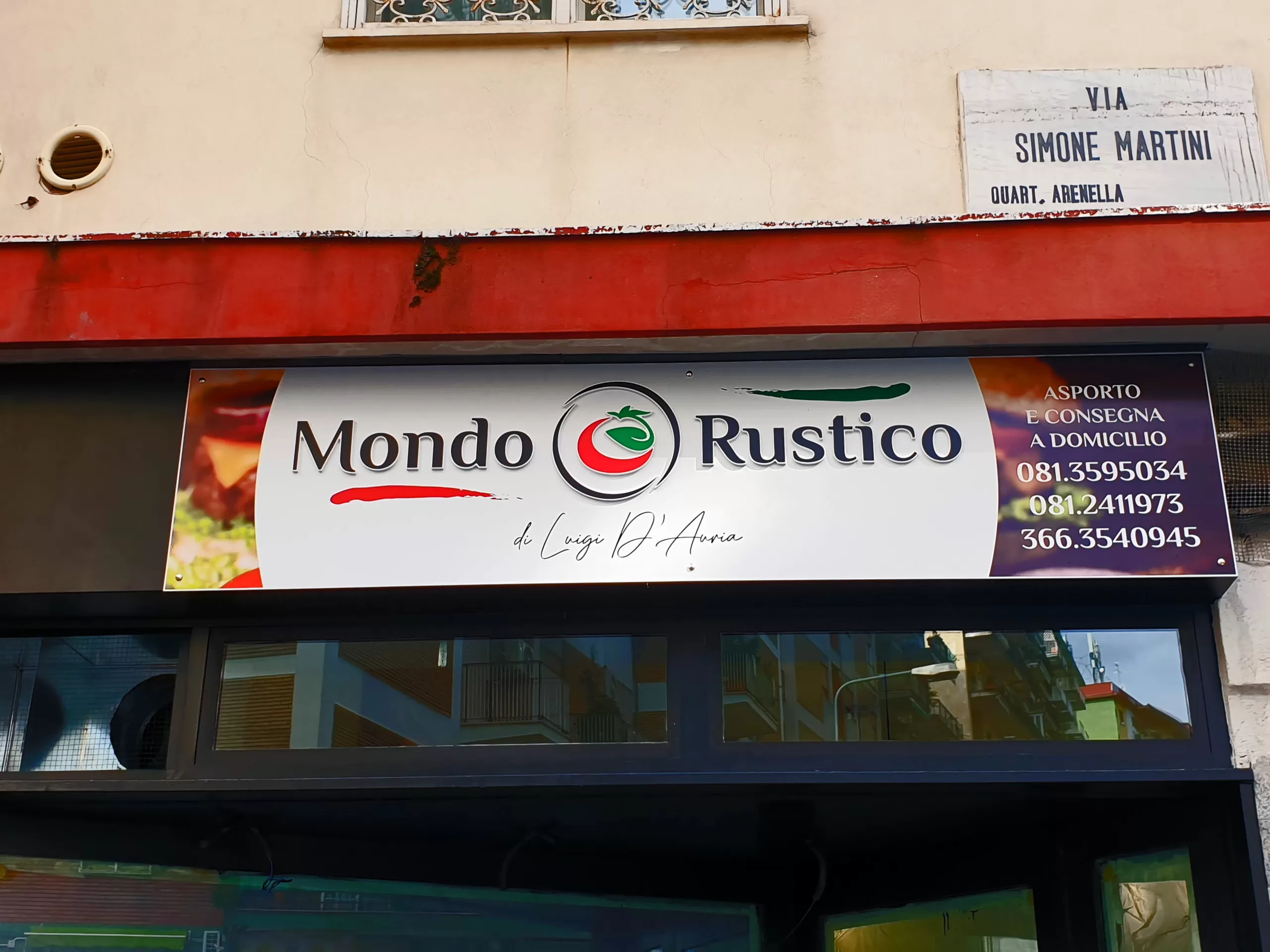 insegna non luminosa con lettere in rilievo insegna non luminosa pizzeria